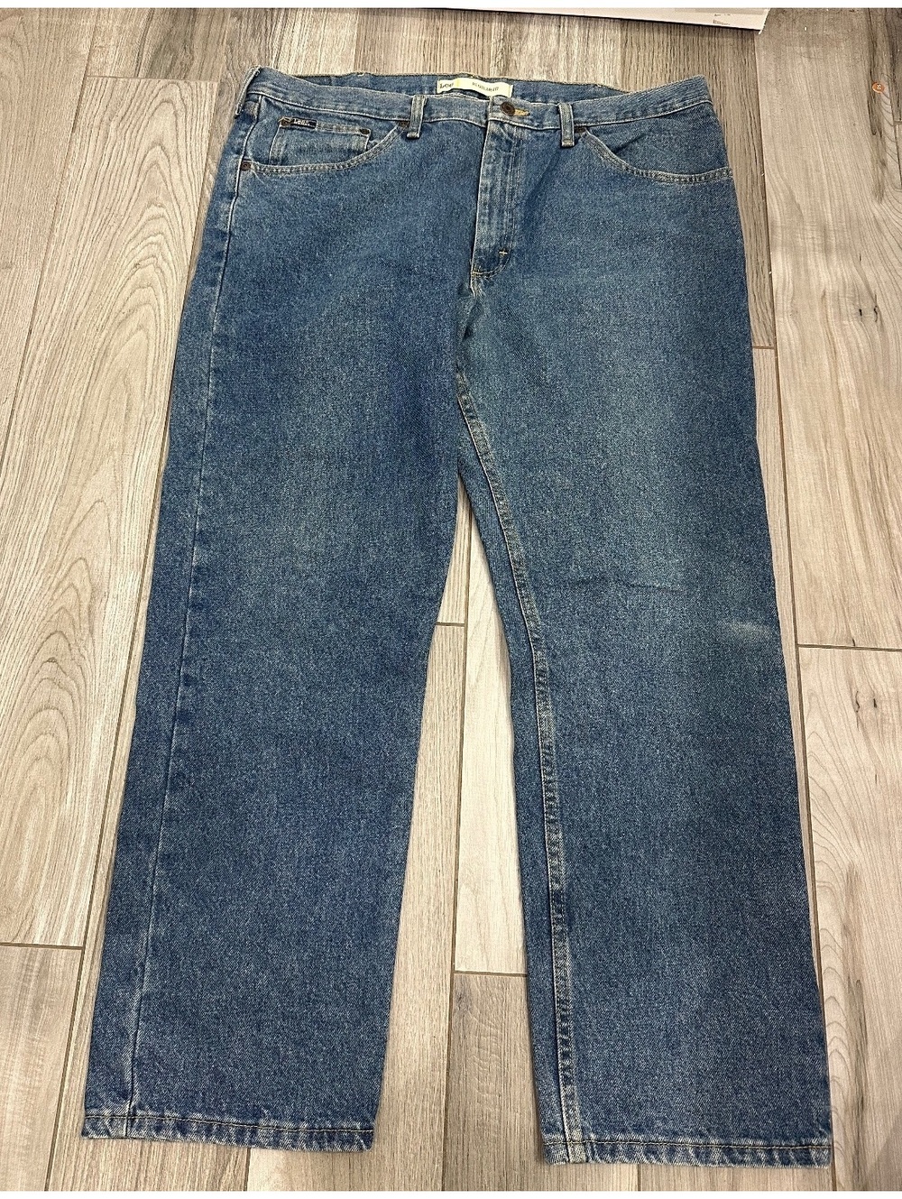 Lee Regular Fit Men's Blue Denim Jeans Size 40x30